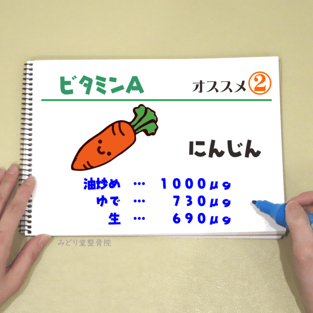 ビタミンＡ_オススメ２（にんじん）