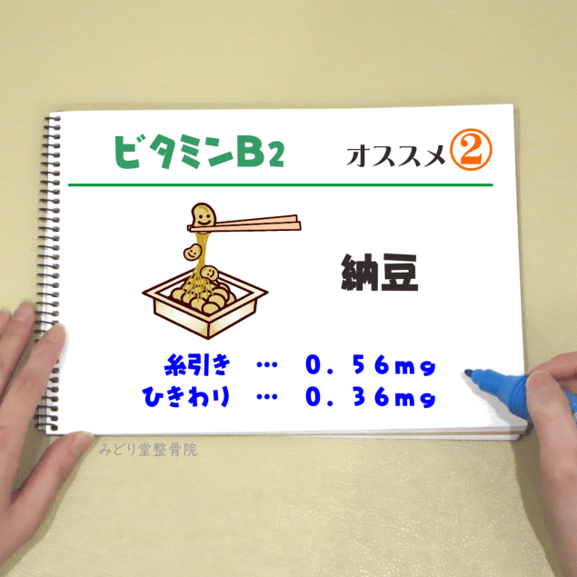 ビタミンＢ２_オススメ２（納豆）