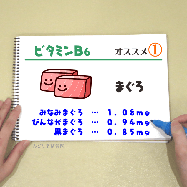 ビタミンＢ６_オススメ１（まぐろ）