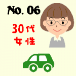 No.6・30代女性・自動車