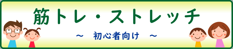 初心者用ストレッチ