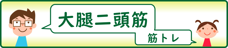 大腿二頭筋の筋トレ