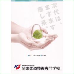 2011年度の関東柔道整復専門学校の案内書