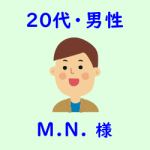 レビュー（２０代・男性・M.N.様）