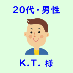 レビュー（20代・男性・K.T.様）